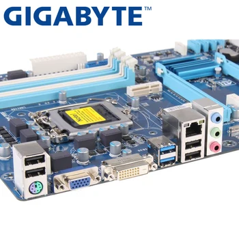 GIGABYTE GA-B75-D3V Desktop Motherboard B75 Socket LGA 1155 i3 i5, i7 DDR3 32 G ATX UEFI BIOS Original B75-D3V Uporablja Mainboard
