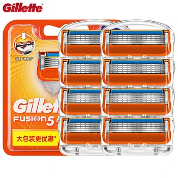Gillette Fusion5 Moške Britev, Polnjenje 4Pcs/8Pcs Nadomestne Britvice za Priročnik za Britje, Prvotno Fusion Rezila