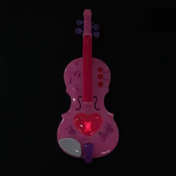 Glasbila, Violino Igrača 4 Strune Glasbe Električna Violina Otroci Glasbene Obresti Usposabljanje Instrumenti Izobraževalne Igrače, Roza