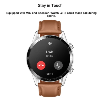 Globalna Različica Huawei Watch GT 2 GT2 Pametno Gledati GPS Kisika v Krvi, SpO2 Smartwatch Telefonski Klic Srčni utrip Tracker Za Android iOS