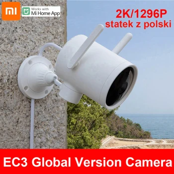 Globalna Različica Xiaomi 2K EC3 Prostem Kamere, Ip Kamere, Wifi Mi Home Security Kamera Night Vision Cctv Kamera nadzorna Kamera