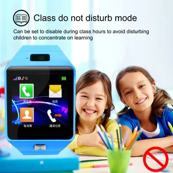 GPS Tracker za določanje Položaja IP67 Nepremočljiva Bluetooth Otrok Smart Šport Telefonski Klic Pazi, Kamera Zapestje Gledati za Otrok