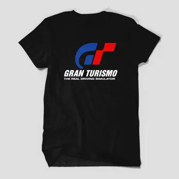 Gran Turismo Sport Gts Ps4 Playstation 4 Moški Črni Rokavi Tshirt Tees