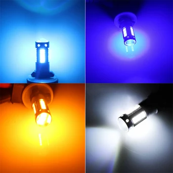 GTinthebox 1Set Ultra Modra/Bela/Oranžna/Ice Blue/ Hi-Power 6K H8 H1130-SMD LED Zamenjava Žarnice Svetilka za Meglo Vozne Luči DRL 12V