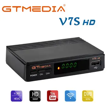 GTmedia V7S HD z WIFI satelitski sprejemnik USB gt mediji v7s hd moč freesat Podporo Evropi cline delitev Omrežja LE Polje