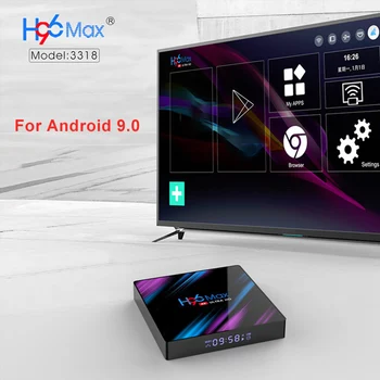 H96 MAX RK3318 Smart TV Box Android 9.0 4 GB, 64 GB Media player 4K Google Voice Pomočnik Youtube, Netflix H96MAX 2GB16GB