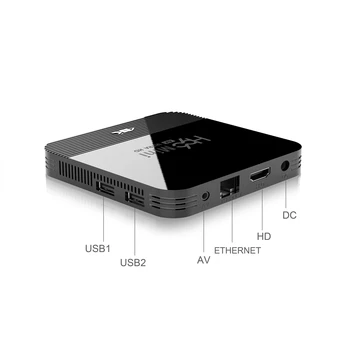 H96 Mini H8 Android 9.0 2G 16G Smart TV Box RK3228A 2.4 G/5 G Dvojno WIFI BT4.0 4K HD Set Top Box Google, Youtube, Smart Media Player
