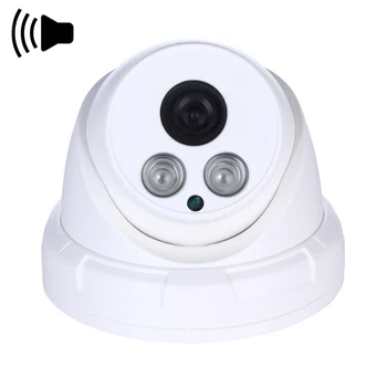 Hamrolte ONVIF IP Kamero Hi3518E 1080P 2,8 mm Objektiv širokokotni Dome Notranja Nightvision IP Kamero Notranji Mikrofon za Zvok Snemanje H. 264+