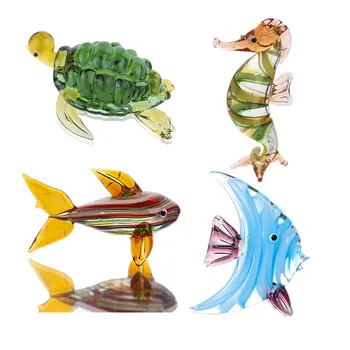 H&D Akvarij Okraski Iz Stekla Figurice Barvita Življenje Morje Živali Murano Umetnosti Mini Handcraft Živali Slika Fish Tank Okraski