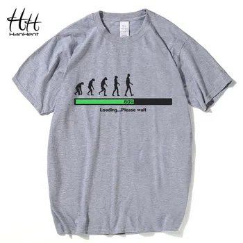 HanHent Nov razvoj T-majice Bombaž O-vrat Vrhovi Tees teorija velikega poka majica S Tiskanje po Meri smešno tees Geek
