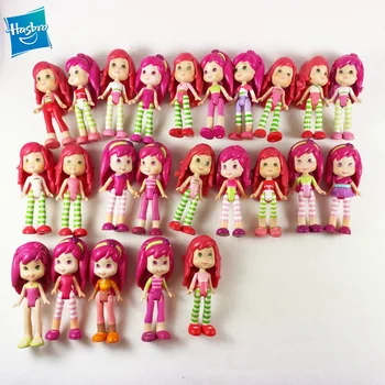 Hasbro Strawberry Shortcake dolge lase Akcijska figura, mini jagode lutke dekle igrati hiša igrače Božič, rojstni dan, darila za otroke
