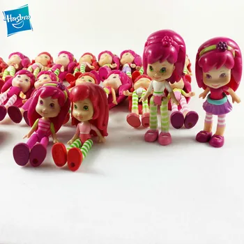 Hasbro Strawberry Shortcake dolge lase Akcijska figura, mini jagode lutke dekle igrati hiša igrače Božič, rojstni dan, darila za otroke