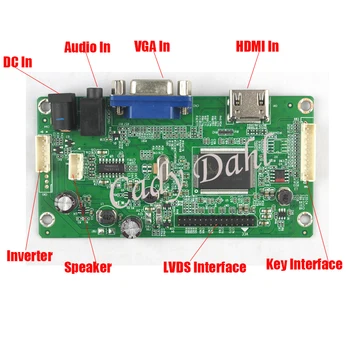 HDMI VGA Audio LCD Krmilnik Odbor za 13.3