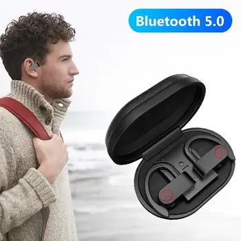 Heaton A9 Brezžične Bluetooth Slušalke TWS s Polnjenjem Polje Bluetooth Slušalke V5.0 Pravi Stereo Sweatproof Čepkov z Mic