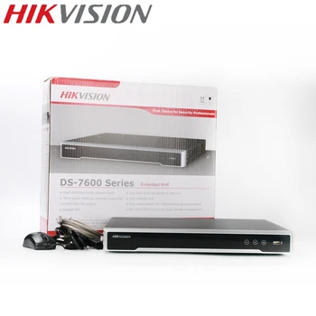 HIKVISION Plug & Play 4K NVR DS-7616NI-K2/16P Mednarodno Različico S 16 PoE Porti Podpira ONVIF Hik-Priklopite na Debelo