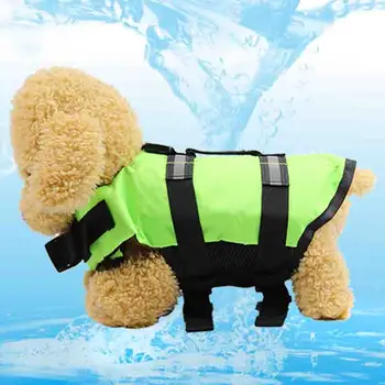 Hišni pes življenje telovnik varnost življenja telovnik varnost, plavanje oblači poletje, plavanje obleko za izlet udobno in dihanje življenje auto bomb-toplogredni semena