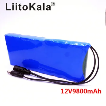 HK LiitoKala 12V 9800mAh 18650 DC 12V 12,6 V Super Paket za ponovno Polnjenje CCTV kamere video Prenosne Baterije