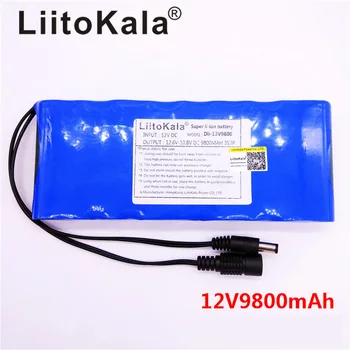 HK LiitoKala 12V 9800mAh 18650 DC 12V 12,6 V Super Paket za ponovno Polnjenje CCTV kamere video Prenosne Baterije