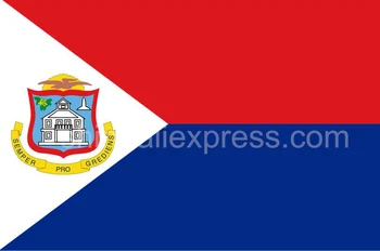 Holland Zastavo Sint Maarten 3 m x 5 m Poliester Banner Flying 150* 90 cm Meri na prostem