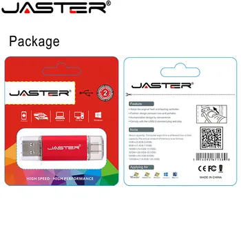 Hotsale JASTER OTG USB Flash Drive Type C Pero Disk 512GB 128GB 256GB 64GB 16GB 32GB USB 2.0 Pendrive za Tip-C Naprave