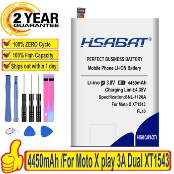 HSABAT 4450mAh FL40 Baterija za Motorola predvajaj Moto X 3A Dvojno XT1543 XT1544 XT1560 XT1561 XT1562 XT1563 XT1565 Telefonov, Baterij,