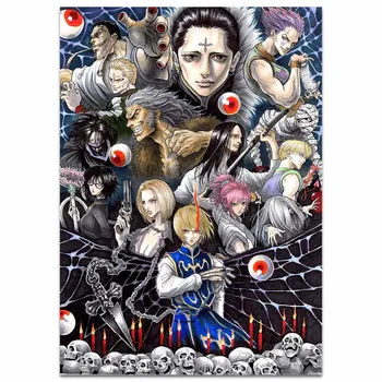 Hunter x Hunter Anime Plakat Klasičnih Vroče Anime Plakat Umetnosti Svilene Tkanine, Poster Tiskanje 12x18 24x36 palčni Stenskih slikah, Dekor
