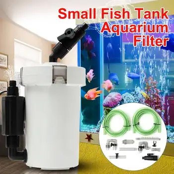HW-602B6W 400l/h Tabela Top Aquarium Fish Tank Zunanji Filtrirni Sistem Zunanjih Ultra-tih Posode Filter Rezervoar Rib 220-240V
