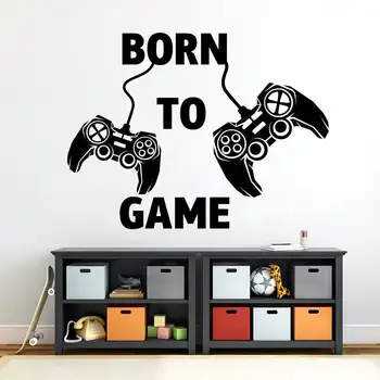 Igra vinilna Ponudbo rojen za igro nalepke Vinyl playroom dekor Stenske Nalepke igralec Spalnica dekoracijo in video igre, Poster X844