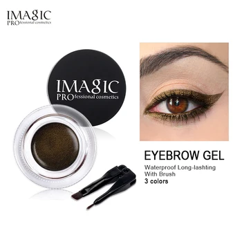 IMAGIC Nov slog Gel Eyeliner Kozmetični Vodoodporno Črtalo za Oči + Krtačo 3 Barve Izberite Kozmetični Kompleti