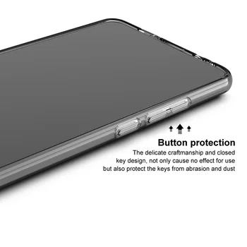 IMAK UX-5 TPU Kristalno Primeru za Apple iPhone SE2 Primeru za iPhone SE 2 Hrbtni Pokrovček Pregleden Mehko Kožo za iPhone SE 2020 Coque
