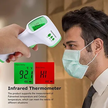 Infrardeči Termometer Digitalni brezkontaktno Čelo Čelo Termometer Digitalni Infrardeči Telo Temporal