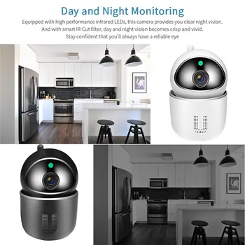 INQMEGA Tuya 1080P Oblak Baby Monitor WiFi Samodejno Sledenje Alarm IP Kamera Brezžična Two-Way Audio Home Security CCTV Nadzor