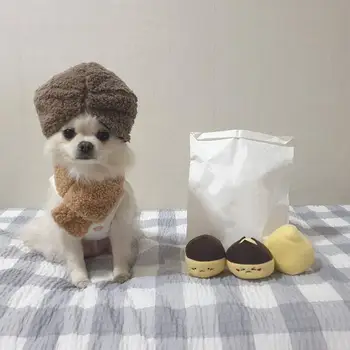 Ins novi korejski srčkan kostanja bo ustrezala opozarjati pes skrite hrane, igrač za hišne živali, nahod igrača