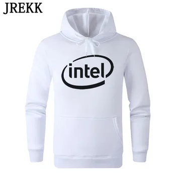 Intel Hoodies Moški Ženske Modni Kul Kapuco Znamke Pulover S Kapuco Runo Sweatshirts Intel Tiskanja Ulične Pullove Unisex Oblačila C10