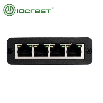 IOCREST USB3.0 do 4 Vrata 10/100/1000M Gigabit Ethernet Adapter 10/100/1000 Gigabit Lan USB Omrežja NIC Adapter