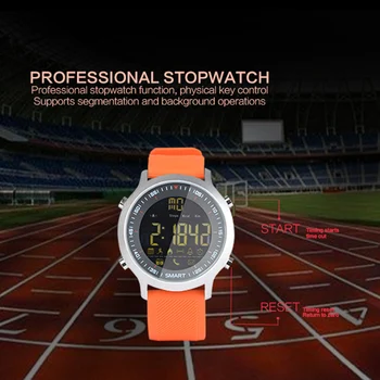 IP67 Nepremočljiva EX18 Pametno Gledati Podporo Klic in SMS alert Pedometer Športne Aktivnosti Tracker ročno uro Smartwatch