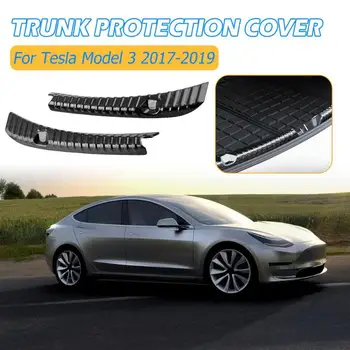 Iz nerjavečega Jekla Notranji Prtljažnik Stražar, Zaščitnik Tesla Model 3 2017 2018 2019 Primerna za Nakladanje ali Razkladanje Kovčki