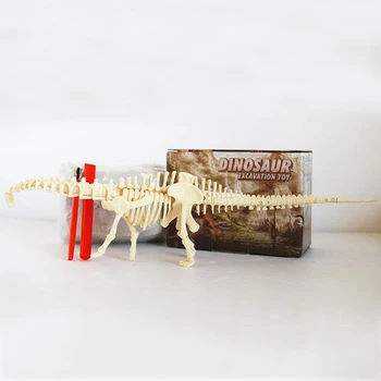 Izobraževalne Igrače, DIY Otroci, Učenje Triceratops Otrok Darilo Znanost Dinozaver Izkopa Komplet za Sestavljanje Modela Stavbe odkopavanje
