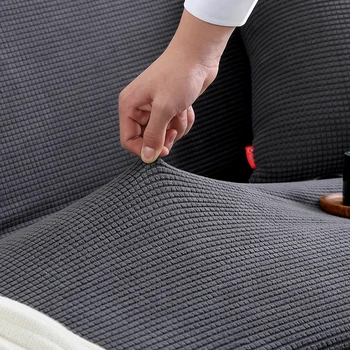 Jacquardske debele kavč pokrov trdno natisnjeni kavč slipcover za kotu kavč roko stol