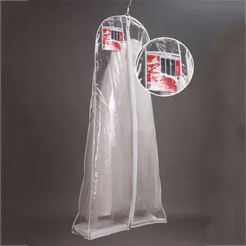 Jasno Poročno Obleko Pokrov za Shranjevanje Vrečk Dustproof Velike Poročne Obleke Oblačilo, 160/170/180 CM