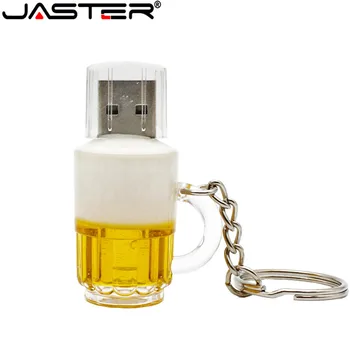 JASTER debelo posebne vrč pivo model usb flash drive pivo stekla 4GB 8GB 16GB 32GB pomnilniško kartico memory stick pero pogon USB 2.0 palca pogon