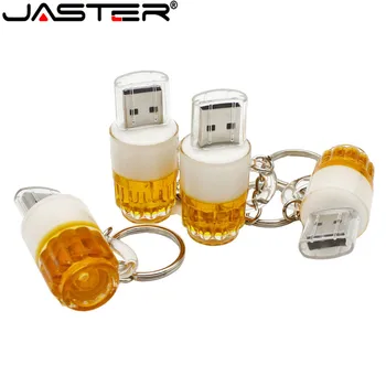JASTER debelo posebne vrč pivo model usb flash drive pivo stekla 4GB 8GB 16GB 32GB pomnilniško kartico memory stick pero pogon USB 2.0 palca pogon