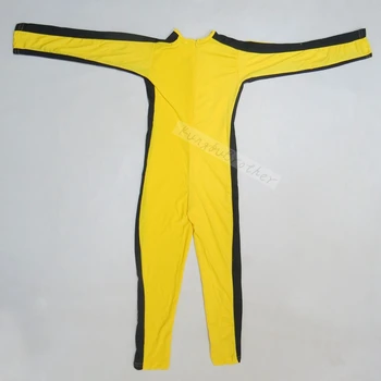 Jeet Kune do-ja Igra Smrti Kostum Jumpsuit Klasično Rumeno Kung Fu Uniform, Cosplay JKD