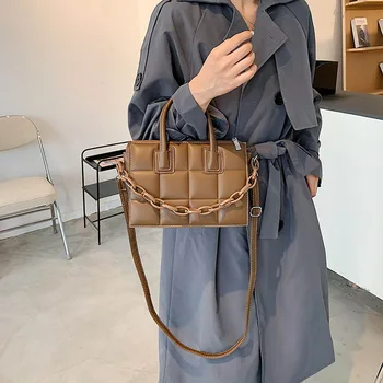 Jeseni in pozimi retro verižno torbici 2020 nov modni visoke kakovosti PU mehko usnje žensk oblikovalec ramenski messenger bag