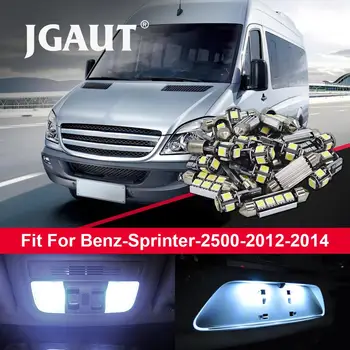 JGAUT 10pcs Avtomobilske LED Sijalke Notranje zadeve Paket Komplet Za Mercedes Biti-nz Sprinter 2500 Obdobje 2012-Napak Canbus
