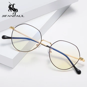 JIFANPAUL Anti-modra luč pregledna črna očala anti-mobilni telefon sevanje ravno eye glasses študent očala brezplačna dostava