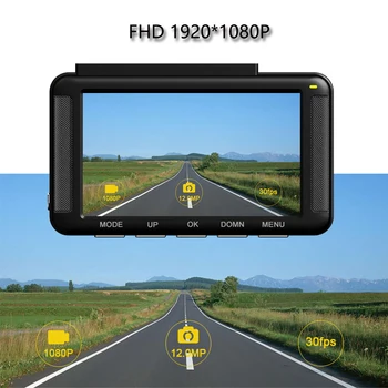Jiluxing X06S FHD 1080P določanja položaja GPS Avto DVR Hitrost Mini Dash Fotoaparat, Video Snemalnik Samodejno Tajnik Night vision Zanke snemanje