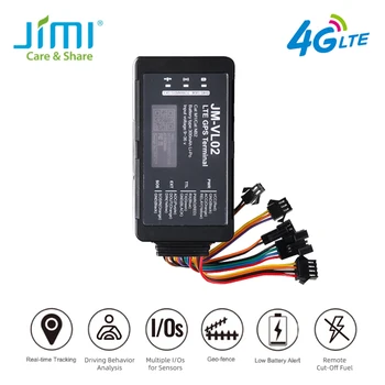 JIMI LTE GPS Tracker JM-VL02 Več Vhodi Outpus Vožnje Vedenje Lokator Z Oljem Cut-Off Vibracije ACC Alarm, SOS Za Flote