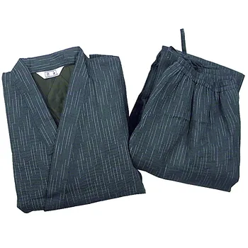 Jinbei Japonski Kimono Haori Moške pralne Prešite Domov Oblačila Semi-zaviti Toplo Japonskem Slogu Bombaž Azijskih Krpo Yukata Pižamo Določa