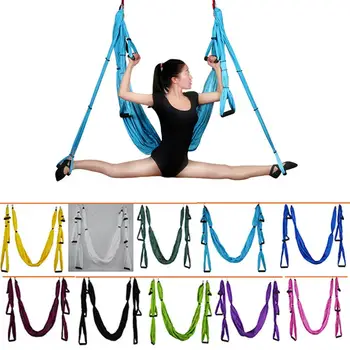 Joga, ki Plujejo pod Swing Anti-Gravitacije joga viseči mreži tkanine iz Zraka Vlečna Naprava Joga viseči mreži Opreme za Ženske, Ženske, Oblikovanje Telesa